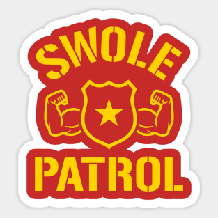 Swole Patrol Sticker